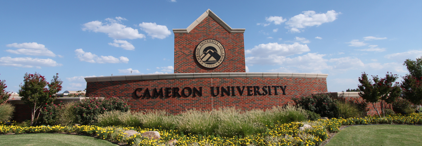 Cameron Students posing for a picture on Campus